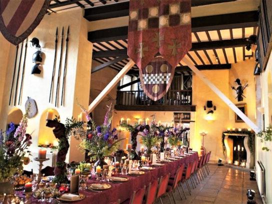 4. The permanent banqueting hall at Sudeley Castle, used by various Kings and Queens of England.