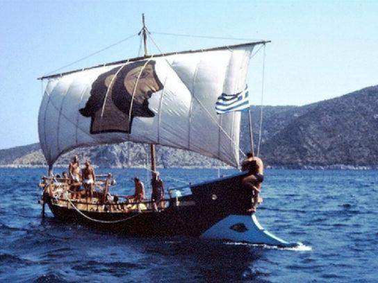 Argo under sail